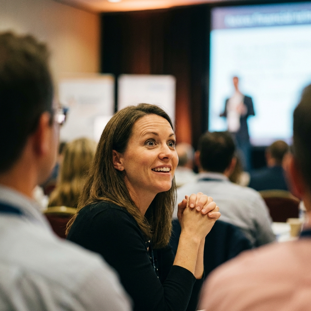 Captivated Audience Member